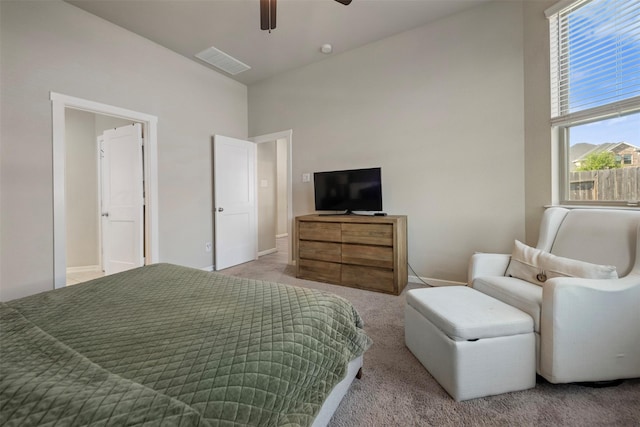 4607 Primrose Valley Ln, Fulshear, TX 77441 - bedroom featuring carpet and ceiling fan