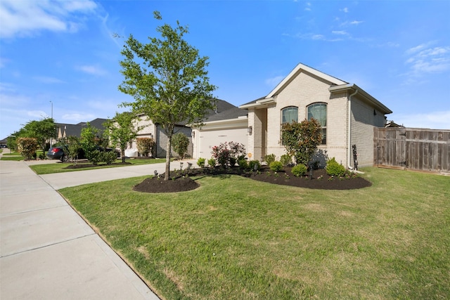4607 Primrose Valley Ln, Fulshear, TX 77441 - view of front of home with brick siding, driveway, and a garage