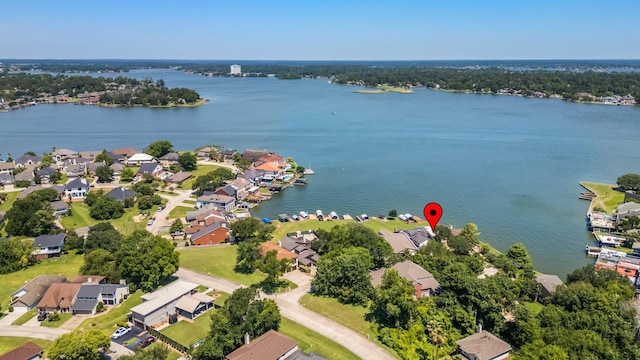 112 Cove Pt, Montgomery, TX 77356 - view of property location featuring nearby suburban area and a large body of water