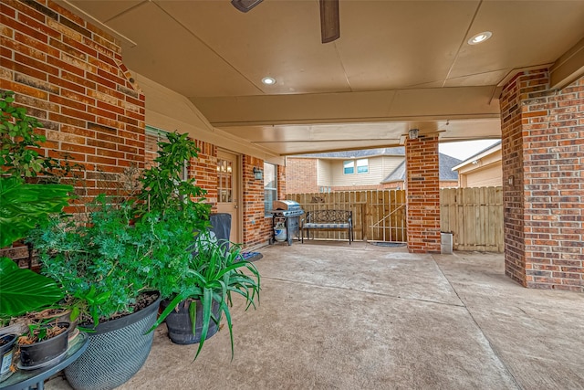 20810 Mansfield Bay Ln, Richmond, TX 77407 - view of patio / terrace featuring a grill