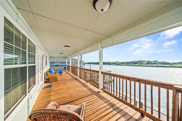 3190 Fm-2031, Matagorda, TX 77414 - deck with a water view