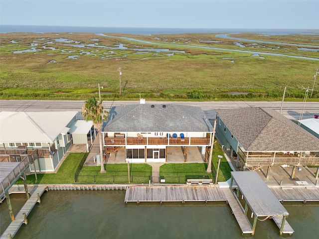 3190 Fm-2031, Matagorda, TX 77414 - aerial view of property and surrounding area with a nearby body of water