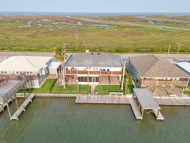 3190 Fm-2031, Matagorda, TX 77414 - view from above of property with a nearby body of water