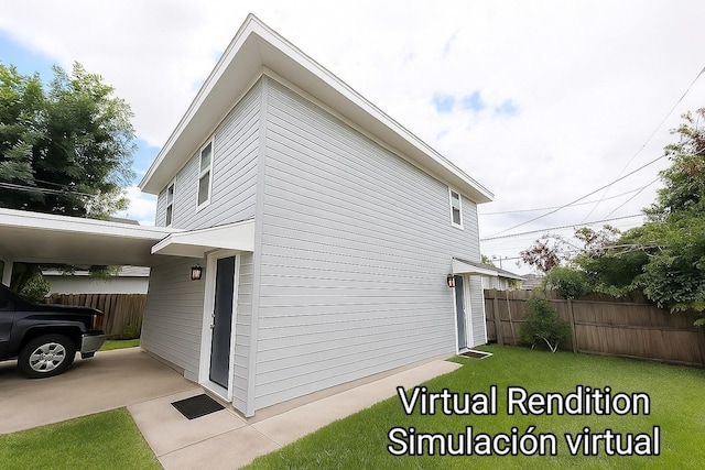 622 Gazin St, Houston, TX 77020 - view of side of home with a carport