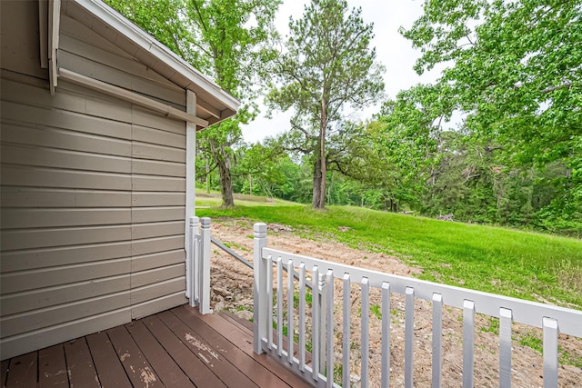 131 Holiday Blvd, Coldspring, TX 77331 - view of deck
