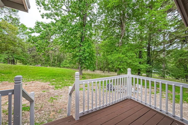131 Holiday Blvd, Coldspring, TX 77331 - view of deck