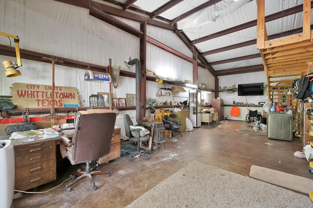 9141 Oak Arbor Dr, Conroe, TX 77384 - garage with a workshop area