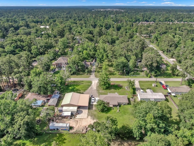 9141 Oak Arbor Dr, Conroe, TX 77384 - aerial overview of property's location featuring a forest
