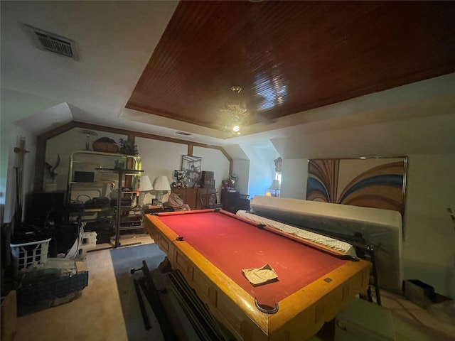 17518 Jackson Pnes, Houston, TX 77090 - playroom with billiards table and carpet floors