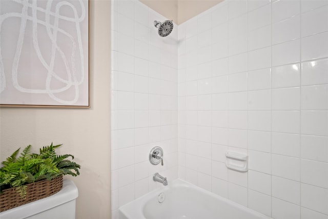1107 Walden Hill Ct, Houston, TX 77077 - bathroom with toilet and shower / bathtub combination