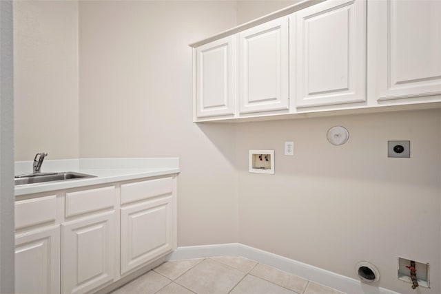 1107 Walden Hill Ct, Houston, TX 77077 - laundry room with gas dryer hookup, hookup for a washing machine, and light tile patterned floors
