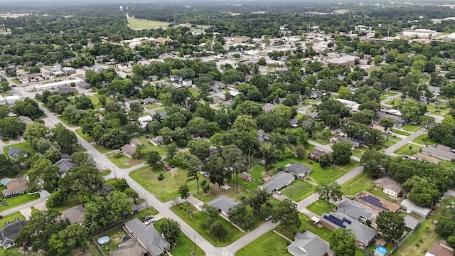 606 Clayton St, Tomball, TX 77375 - aerial overview of property's location with nearby suburban area