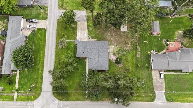 606 Clayton St, Tomball, TX 77375 - bird's eye view