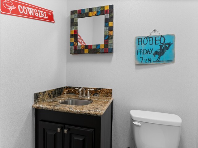 14624 Dove Ln, Needville, TX 77461 - half bath with vanity and toilet