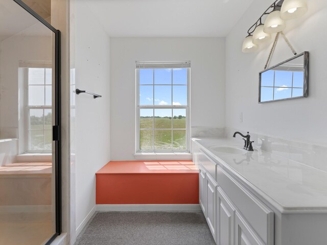 14624 Dove Ln, Needville, TX 77461 - bathroom featuring vanity and baseboards