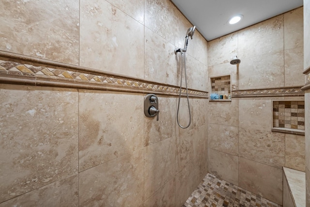 1307 Hillcrest Dr, Granite Shoals, TX 78654 - bathroom with a tile shower