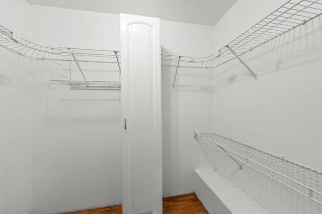 1307 Hillcrest Dr, Granite Shoals, TX 78654 - spacious closet with wood finished floors