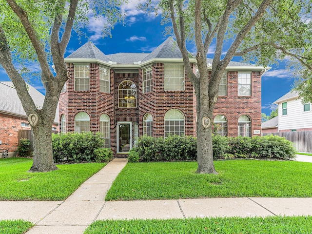 15510 Tysor Park Ln, Houston, TX 77095 - georgian-style home with brick siding