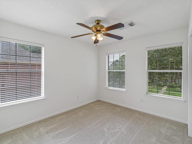 15510 Tysor Park Ln, Houston, TX 77095 - carpeted spare room with a ceiling fan and baseboards