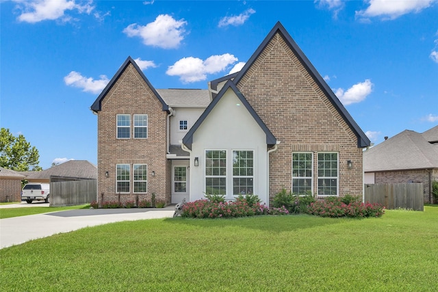 40380 Mostyn Dr, Magnolia, TX 77354 - view of front of property with brick siding and stucco siding