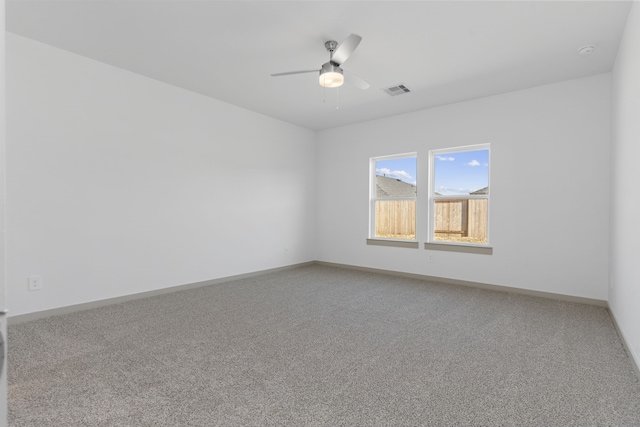 407 Emma St, Angleton, TX 77515 - unfurnished room with ceiling fan, carpet flooring, and baseboards