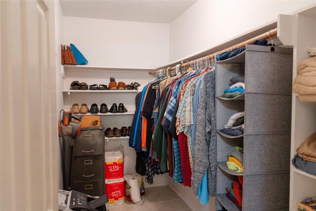 6014 Ghana Ln, Pasadena, TX 77505 - spacious closet with tile patterned floors