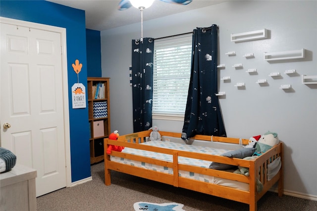 6014 Ghana Ln, Pasadena, TX 77505 - bedroom featuring carpet and baseboards