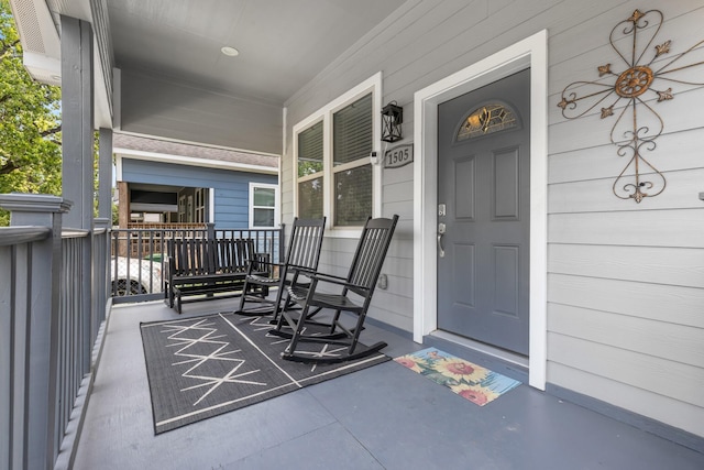 1505 Hussion St, Houston, TX 77003 - property entrance featuring covered porch