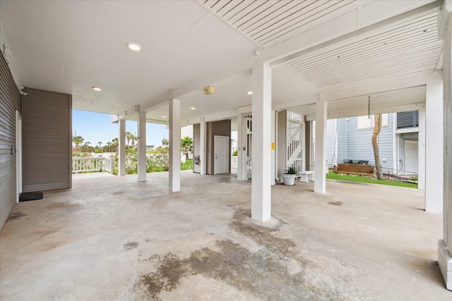4100 Sand Crab Ln, Galveston, TX 77554 - view of patio with a carport