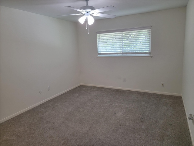 12907 Trail Hollow Dr Unit 2907, Houston, TX 77079 - carpeted empty room featuring ceiling fan and baseboards