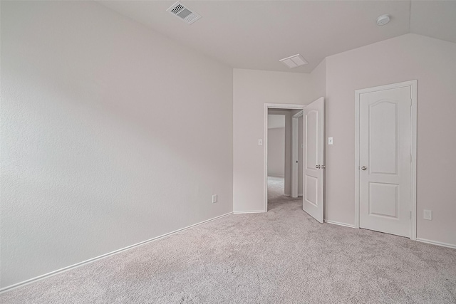 15502 Islandview Ln, Houston, TX 77053 - unfurnished bedroom with carpet floors, baseboards, and lofted ceiling