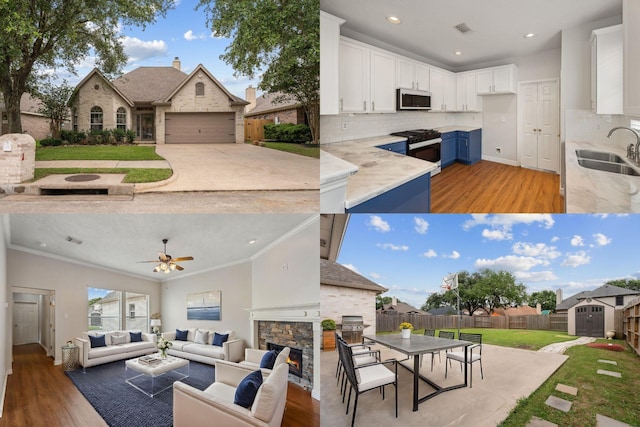 2422 Doral Dr, Baytown, TX 77523 - view of a document with a collage of images