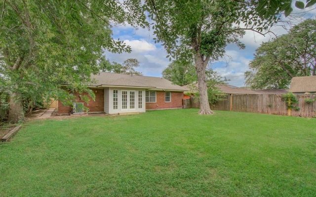 4621 W 43rd St, Houston, TX 77092 - view of yard featuring french doors