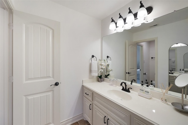 5451 Harvest Oak Landing Dr, Spring, TX 77386 - bathroom with vanity and toilet