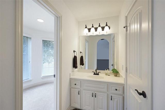 5451 Harvest Oak Landing Dr, Spring, TX 77386 - bathroom with vanity