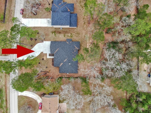 1806 Athens Dr, Roman Forest, TX 77357 - aerial view of property's location