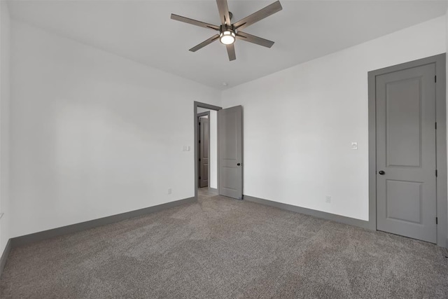 1806 Athens Dr, Roman Forest, TX 77357 - carpeted spare room with a ceiling fan and baseboards