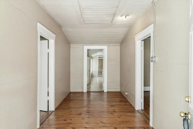 1498 Fm 279, Ben Wheeler, TX 75754 - hall with wood finished floors