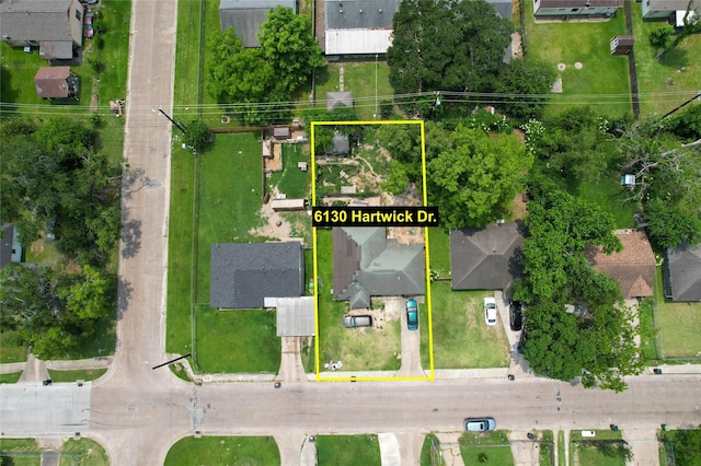 6130 Hartwick Rd, Houston, TX 77016 - aerial perspective of suburban area