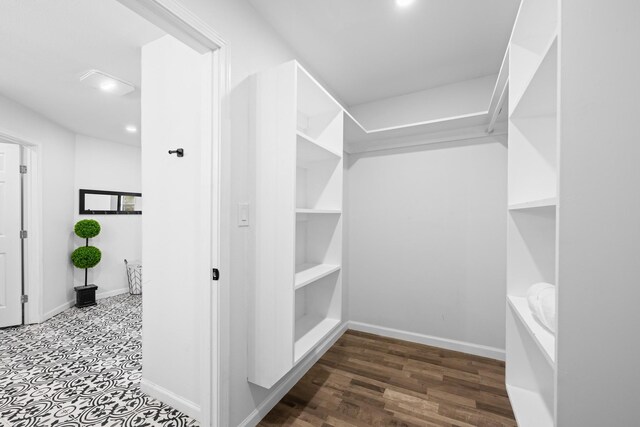 729 Kyle St, Angleton, TX 77515 - spacious closet with wood finished floors