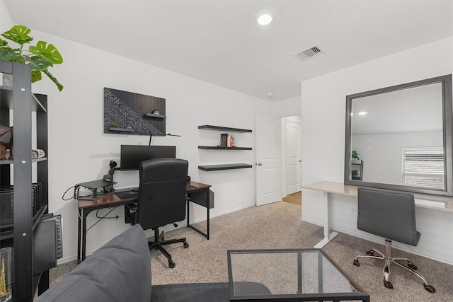 5159 Cherry Tallow Trl, Katy, TX 77449 - carpeted office space featuring baseboards and recessed lighting
