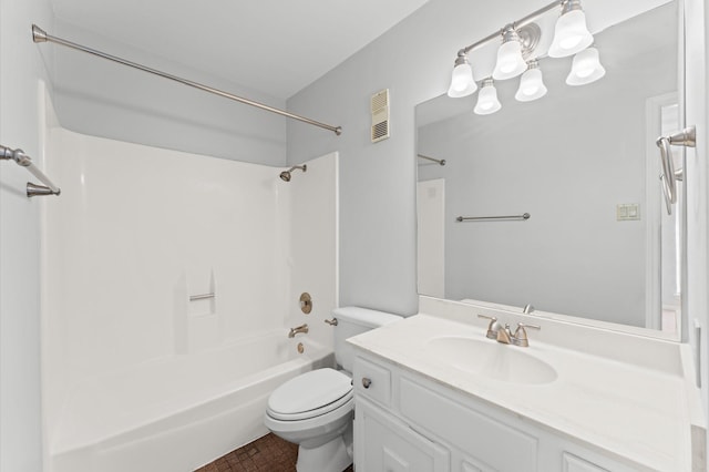 10345 Longmont Dr, Houston, TX 77042 - full bath with toilet, shower / bathtub combination, vanity, and a chandelier
