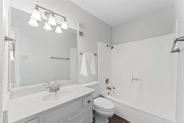 10345 Longmont Dr, Houston, TX 77042 - full bathroom with toilet, tub / shower combination, and vanity