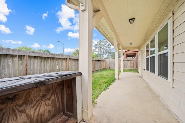 2827 Arica Ln, Spring, TX 77373 - fenced backyard featuring a patio