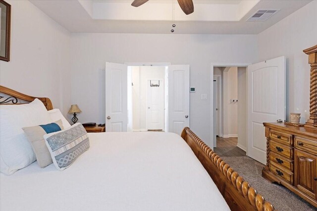 1685 Rd 5102, Cleveland, TX 77327 - carpeted bedroom featuring a ceiling fan