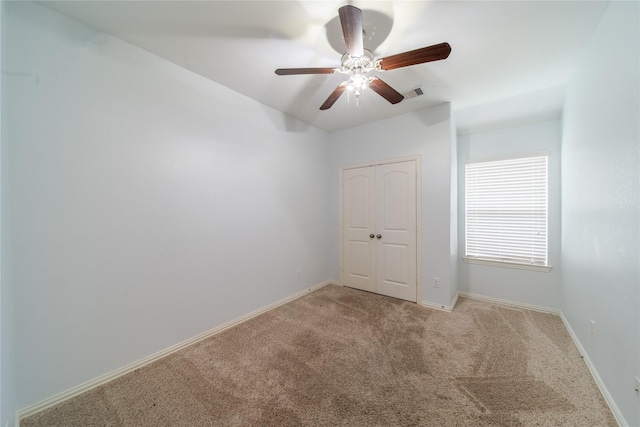 18423 Weeping Spring Dr, Cypress, TX 77429 - unfurnished room featuring carpet flooring, baseboards, and a ceiling fan