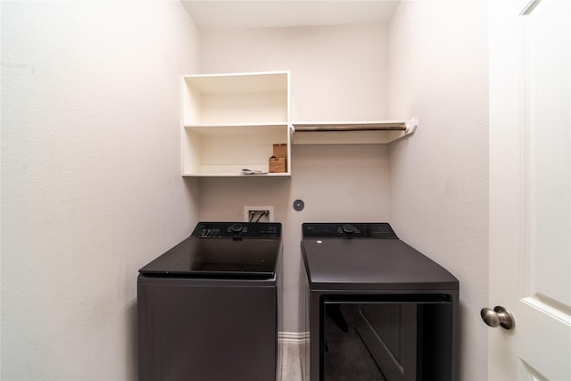 18423 Weeping Spring Dr, Cypress, TX 77429 - laundry area featuring washing machine and dryer