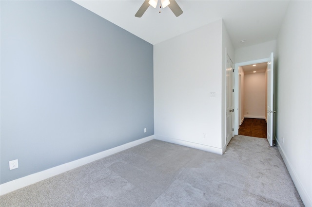 8964 Zurcher Ln, Houston, TX 77080 - carpeted empty room with ceiling fan and baseboards