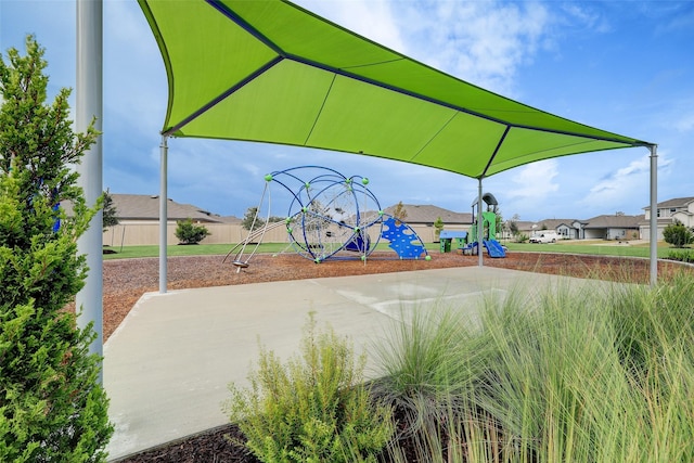 23764 Patchouli Terrace Dr, Splendora, TX 77372 - communal playground featuring a residential view