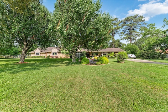 12625 Huffmeister Rd, Cypress, TX 77429 - view of front of property featuring a front yard